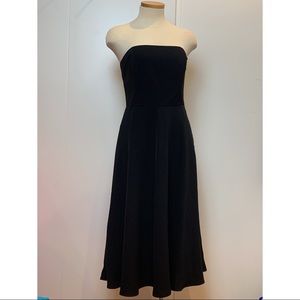 NWT BANANA REPUBLIC Black Strapless Formal Dress